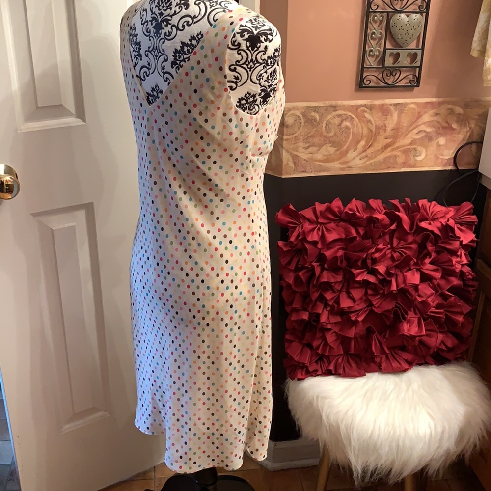 Size 7/8 Alyn Paige Polka Dots Sleeveless Dress - Picture 6 of 10